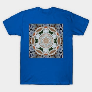 Tile Fragments Mandala T-Shirt